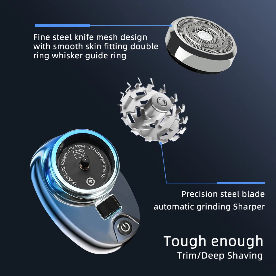 ZenRazor™ –  the mini electric shaver designed for both wet and dry use - Effortless Precision, Ultimate Serenity ,